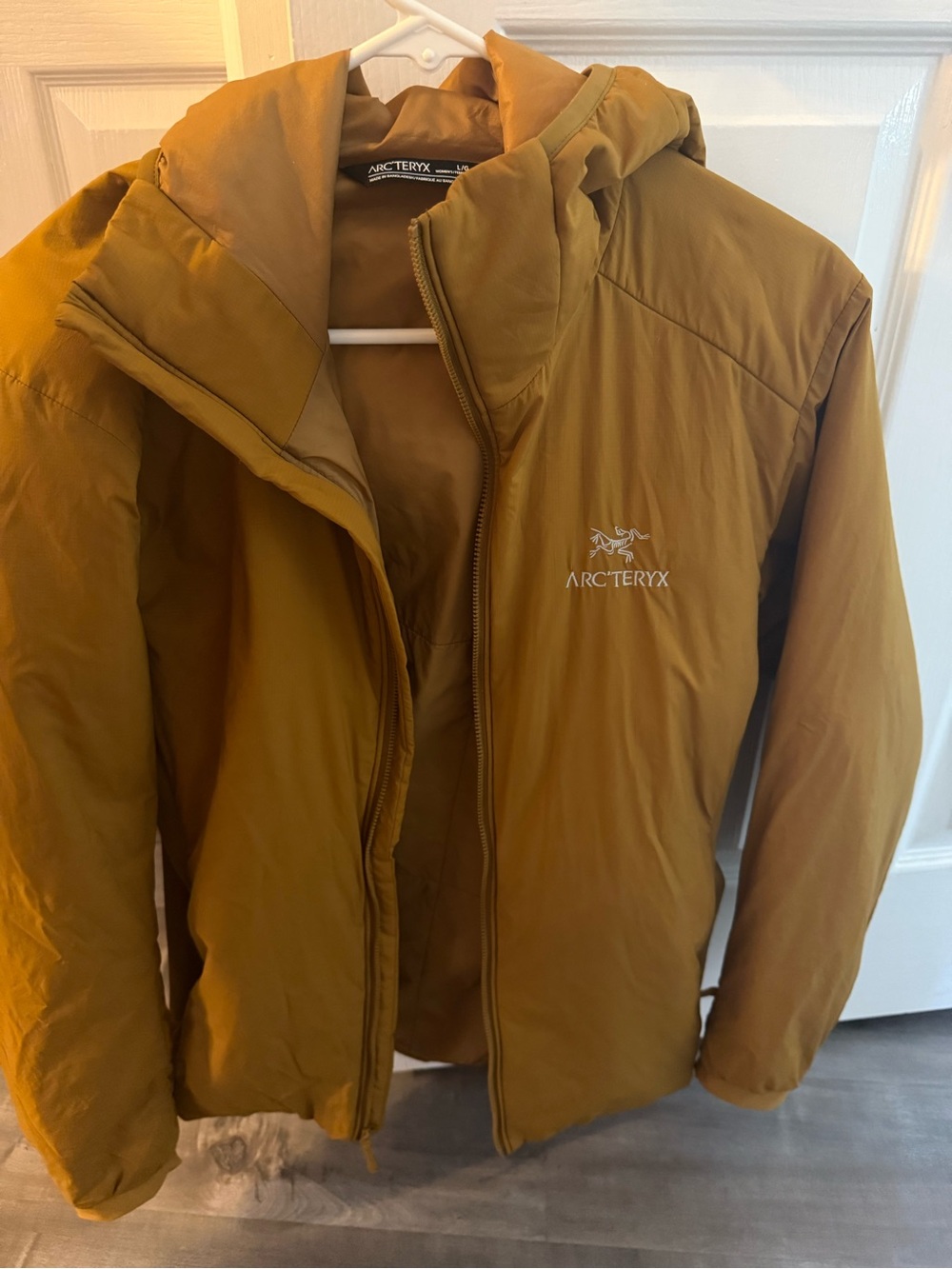 Arc'teryx Hooded Puffer Jacket - Mustard
